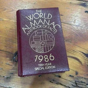 The World Almanac and Book of Facts 1986 118th Year Special Edition (hardcover)